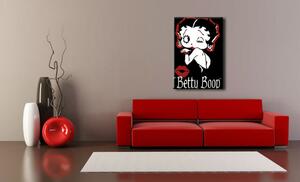 Tablou pictat manual POP Art Betty Boop 1-piese (tablouri)