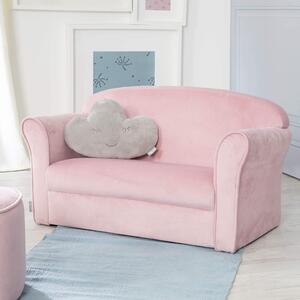 CARC1 - Mini canapea, 78 cm, divan Copii - Roz