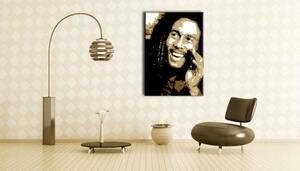 Tablou pictat manual POP Art Bob Marley 1-piese (tablouri)