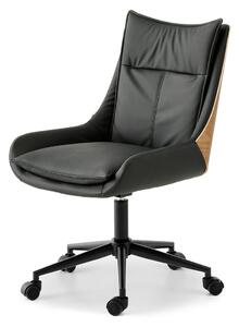 Fotoliu de birou Leoss (negru). Promo -17%. 1136341