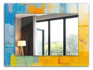 Oglindomat.ro Oglinda cu rama imprimata Oglinda cu rama imprimata Pictură abstractă în ulei lpp-00277243