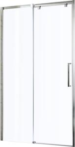 Ușă duș glisantă basano Modena 100x195 cm sticlă transparentă profil crom stânga