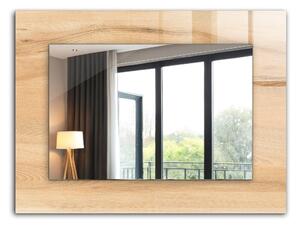 Oglindomat.ro Oglinda rama cu imprimeu Oglinda rama cu imprimeu Valuri abstracte colorate lpp-00277282