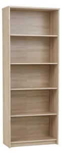 Etajera office stejar sonoma, JOHAN NEW 04, 72,5 x 33,8 x 186 cm