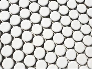 Mozaic uni alb mat 30,5x32 cm