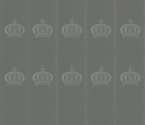 Tapet ștrasuri Glööckler Imperial 2 coroane, negru, 3,30x0,70 m