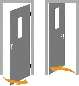 Foaie de ușă Porta Doors Bristol plină albă 203x64,4x4 cm dreapta
