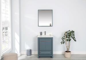 Set mobilier de baie (2 piese), Jussara, Superior 24, Albastru