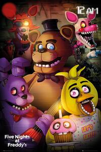 Poster Five Nights At Freddys - Group, (61 x 91.5 cm)