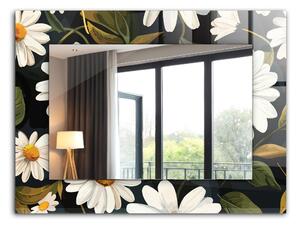 Oglindomat.ro Oglinda cu decor Oglinda cu decor Ceață Margherita bianca lpp-00277385