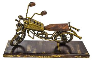 Decoratiune motocicleta din lemn si fier