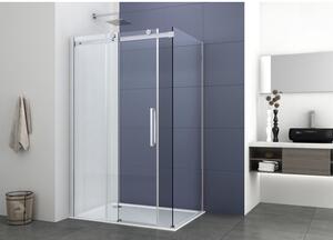 Ușă duș culisantă Sanotechnik Elegance 120x195 cm sticlă transparentă profil crom