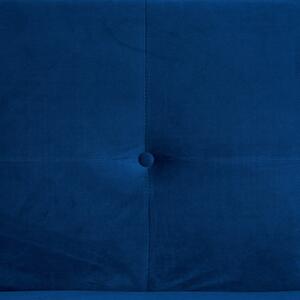 Canapea extensibilă Cristina catifea Dark Blue