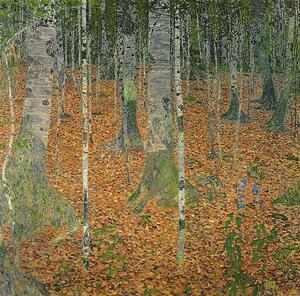 Reproducere The Birch Wood, 1903, Gustav Klimt