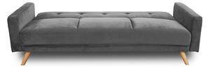 Canapea extensibilă Cristina catifea Grey