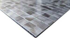 Mozaic metal autoadeziv SAM 4MM15 aluminiu 30x30 cm