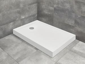 Cădiță de duș dreptunghiulară Radaway Doros F Compact 100x70x12 cm acril alb SDRFP1070-05