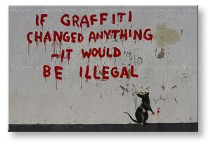 Tablouri 1-piese Street ART – Banksy BA022O1 (tablouri moderne)