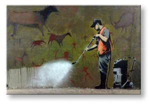 Tablouri 1-piese Street ART – Banksy BA010O1 (tablouri moderne)