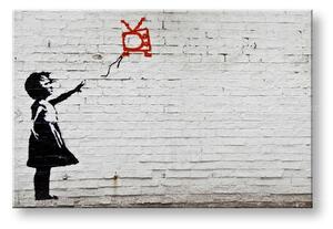 Tablouri 1-piese Street ART – Banksy BA018O1 (tablouri moderne)