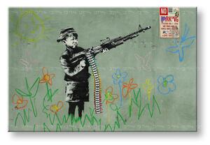 Tablouri 1-piese Street ART – Banksy BA030O1 (tablouri moderne)