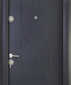 Ușă de intrare metalică pentru interior Modern 341 gri antracit 88x201 cm dreapta