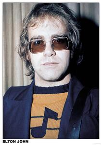 Poster Elton John - London, (59.4 x 84.1 cm)