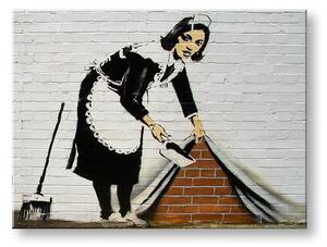 Tablouri 1-piese Street ART – Banksy BA027O1 (tablouri moderne)