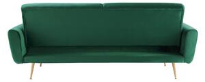 Canapea extensibilă Amanda catifea Green