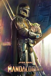 Poster Star Wars: The Mandalorian - Clanul celor doi