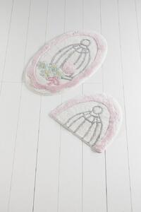 Set 2 covorase baie, Alessia Home, Sweet Bird - Pink