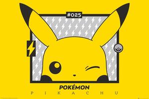 Poster Pokemon - Pikachu wink, (91.5 x 61 cm)