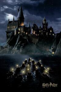 Poster de artă Harry Potter - Hogwarts, (26.7 x 40 cm)
