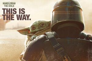 Poster Star Wars: The Mandalorian - This Is The Way, (91.5 x 61 cm)