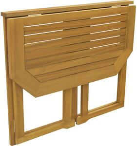 Set mobilier balcon lemn 2 piese 3 locuri maro