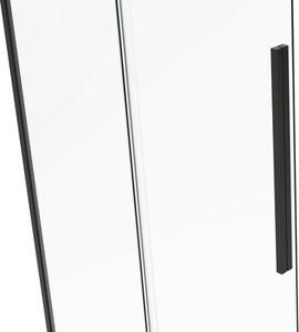 Cabină de duș pătrată Belform Infinity 80x80x200 cm sticlă transparentă, profil negru
