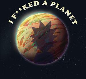 Poster de artă Rick & Morty - Planet, (26.7 x 40 cm)