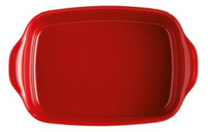 Vas pentru copt din ceramică Emile Henry Ultime, 30 x 19 cm, roșu
