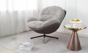 Fotoliu Living Rotativ KJLC-062A Gri Deschis