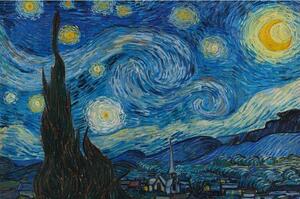 Poster Vincent van Gogh - Noapte înstelată, (91.5 x 61 cm)