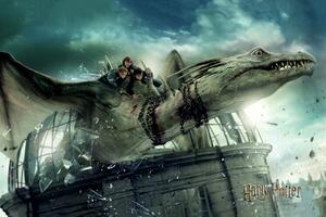 Poster de artă Harry Potter - Dragon ironbelly, (40 x 26.7 cm)