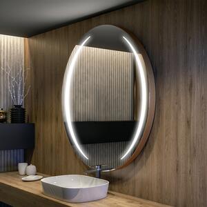 Oglinda de perete rotunda baie cu iluminare LED L99
