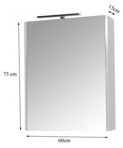 Oglinda baie cu dulap GN5011 - 60 cm