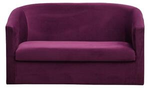 Canapea fixă Fretta tesatura Dark Purple 2 locuri