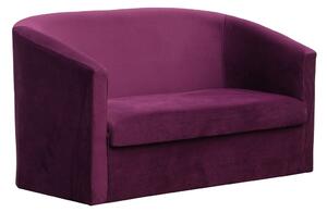 Canapea fixă Fretta tesatura Dark Purple 2 locuri