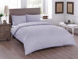 Lenjerie de pat dublu bumbac 100% ranforce, TAC, Basic lila