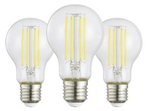 Set de 3 becuri LED Vintage A60, soclu E27, 7,2 W, 230 V, 2700 K - Eglo 110438
