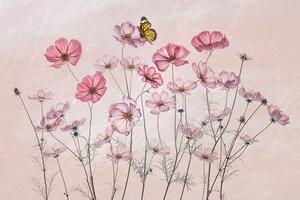 Fotografie Cosmos and Butterfly, Lydia Jacobs
