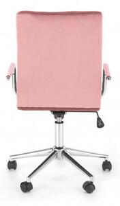 Scaun birou copii HM Gonzo 4 roz velvet