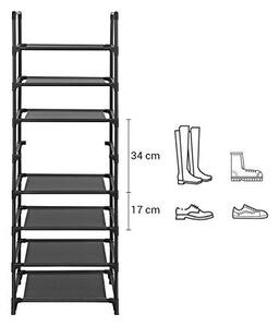 Pantofar, Songmics, Negru, 46x28x145 cm